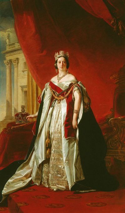 Porträt von Victoria des Vereinigten Königreichs von Franz Xaver Winterhalter